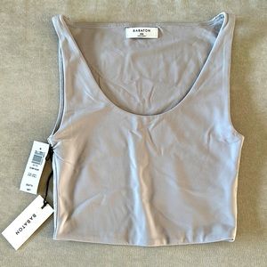 Aritzia BABATON Contour TOP - Opal Grey 2XS